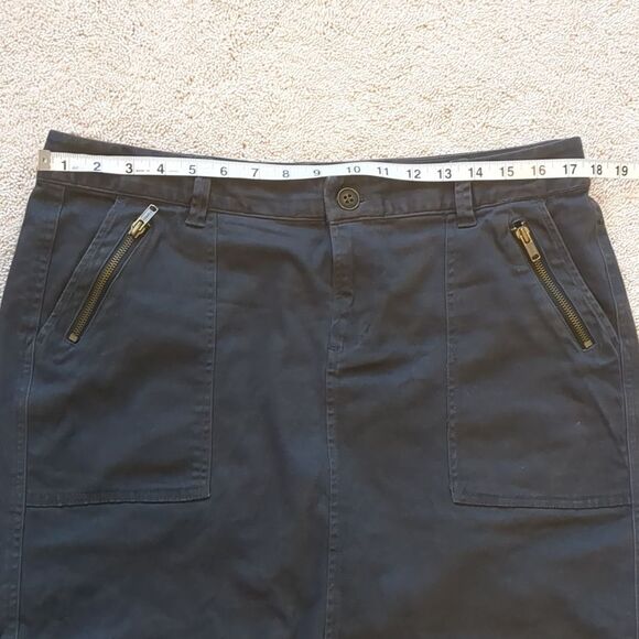 Old Navy Gray Denim Skirt Size 14 - Picture 5 of 8